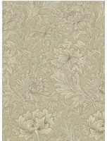 Morris & Co Carta da parati Chrysanthemum Toile - Ivory/ Gold