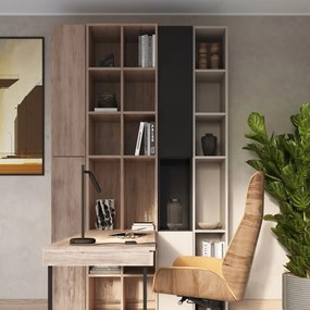 Lampada da tavolo nera (altezza totale 43 cm) Fideus – Sollux