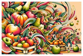 Quadro su tela – Esplosione di frutta