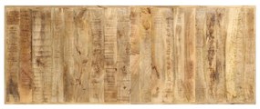 Tavolo da bar 180x70x107 cm in legno ruvido di mango