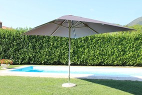 Ombrellone da Giardino 3x3 m Palo Ø48 mm Brian in Alluminio Tortora...