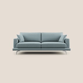 Dorian divano moderno in tessuto morbido antimacchia T05 carta da zucchero 218 cm