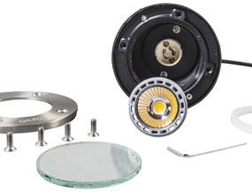 Faretto da terra moderno in acciaio inossidabile - Basic Round