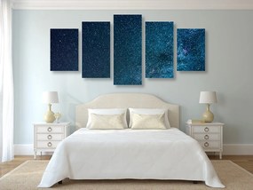 Quadri 5 pezzi – Via Lattea tra le stelle