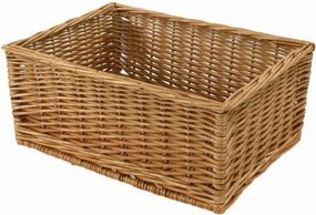 Cesta espositore in vimini rettangolare cm 45x40xh15...