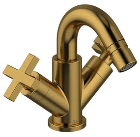 Rubinetto per bidet getto aerato Los Angeles HUBER oro spazzolato satinato