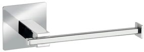 WENKO 23859800 - Portarotolo per carta igienica TURBO-LOC QUADRO ED 16,5x6,5 cm acciaio inox