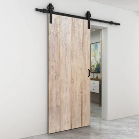 Porta scorrevole Horse Wenge in legno, L 86 x H 215 cm, con binario Rodeo