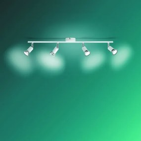 Philips - Faretto LIMBALI 4xGU10/50W/230V bianco