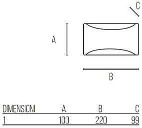 Applique LED IP54  E27 Bianco (ULTIMI 4 DISPONIBILI)