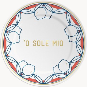 Piatto in porcellana 'O Sole Mio