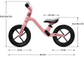KINDERKRAFT - Bici a spinta XPLOIT Bubblegum rosa