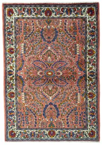 Sarouk Tappeto 160 x 110 Rosso (Iran) Annodato A Mano