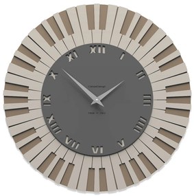 CalleaDesign Orologio da parete Donizetti color grigio quarzo