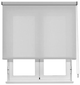 Tenda a rullo screen Amara 1% grigio chiaro 135x250 cm