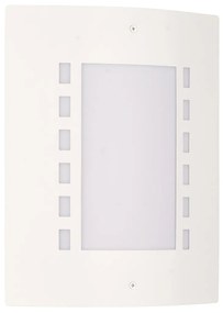 Applique Bianca E27 da parete IP54 per esterni - serie METRO