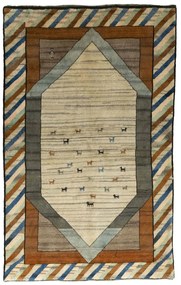 Gabbeh Tappeto persiano 250 x 150 Beige (Iran) Annodato A Mano