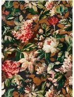 Clarke & Clarke Tapete Lilum - Russet/ Noir