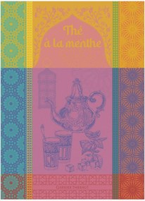 Set di 4 strofinacci jacquard The Menthe Rose
