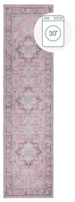 Passatoia lavabile rosso chiaro con fibra riciclata 60x230 cm Windsor - Flair Rugs