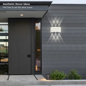 Brilagi - Applique LED da esterno FLAREBOX LED/6W/230V bianco IP65