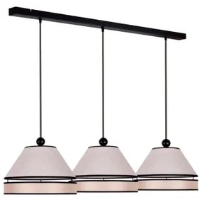 Duolla - Lampadario a sospensione con filo AVIGNON 3xE27/15W/230V beige
