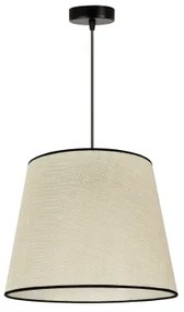 Duolla - Lampadario a sospensione con filo YUTE 1xE27/15W/230V diametro 38 cm grigio/nero