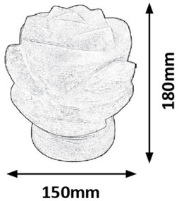 Rabalux 2676 - Lampada al sale FLORES 1xE14/15W/230V