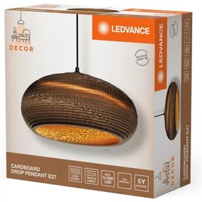 Ledvance - Lampadario a sospensione con filo DECOR CARDBOARD 1xE27/15W/230V diametro 40 cm