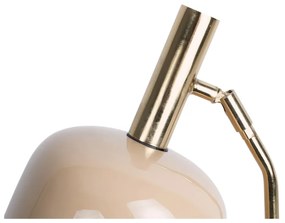 Lampada da terra marrone chiaro con paralume in metallo (altezza 164 cm) Smart - Leitmotiv