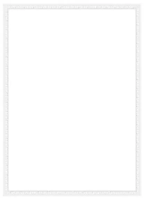 Cornice Lisa bianco per foto da 70x100 cm