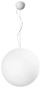 Linea Light -  Oh! sospensione L  - Lampadario per interni con diffusore di forma sferica. Lampada a risparmio energetico.