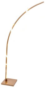 Lampada da terra LED Teddy  oro, luce bianco naturale NOVECENTO