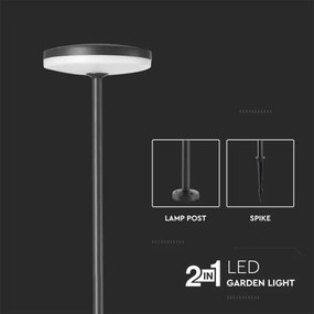 Lampada LED da esterno LED/12W/230V 3000K IP65 antracite
