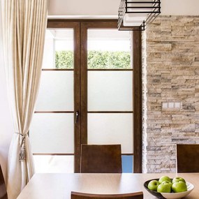 Vetro adesivo smerigliato con pellicola protettiva , altezza 2 m - Ambiance