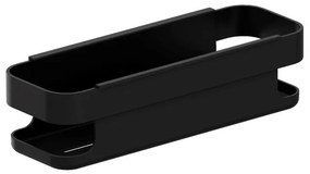 Valigetta per sapone Nea nero satinato 10.6 cm x 8.1 cm in inox