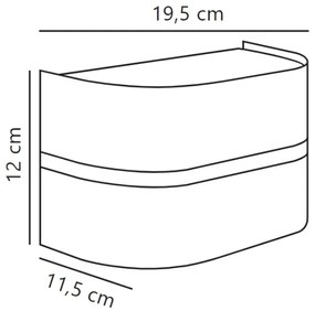Nordlux - Applique da esterno SIBELIS 1xE27/10W/230V IP44 marrone