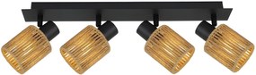 Lampada APP1825-4W NATURE BLACK