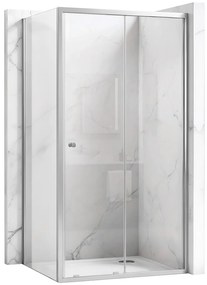Cabina doccia Rea Primo Slide 100x80 Chrome