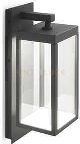 Ges771- applique esterna grigio antracite a led 4000k 650lm 13w ip5...