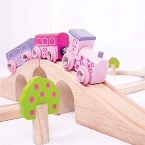 Bigjigs – Pista ferroviaria per le principesse a forma di 8 – 40 pezzi
