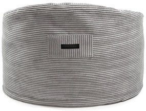 Pouf a sacco per bambini viola con rivestimento in velluto a coste Om 85 – SLOWDOWN