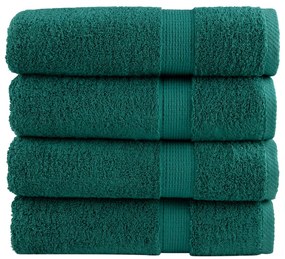 Asciugamani Da Bagno Solund 2 Pz Verdi 100x150 Cm 600 G/m² /