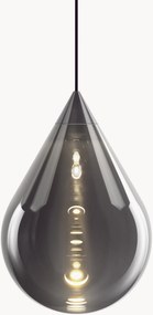 Lampada a sospensione in vetro soffiato con luce regolabile Flare