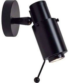 DCWéditions - Biny Spot LED con Supporto Nero/Nero DCW