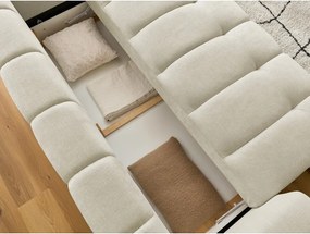 Divano beige allungabile e con contenitore 251 cm Fuji – Bobochic Paris