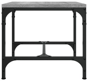Tavolino da salotto grigio sonoma 50x50x35 cm legno multistrato