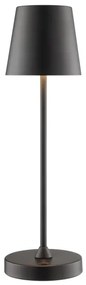Brilliant - Lampada da tavolo touch ricaricabile e dimmerabile ELORA LED/2,5W/5V 2700K IP44 nera