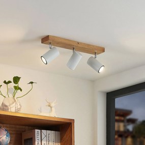 Lindby Maniva spot da soffitto, 3 luci, bianco