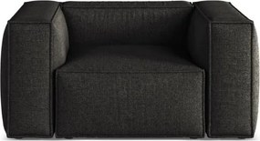 Poltrona Aveiro in chenille - 90x71x114